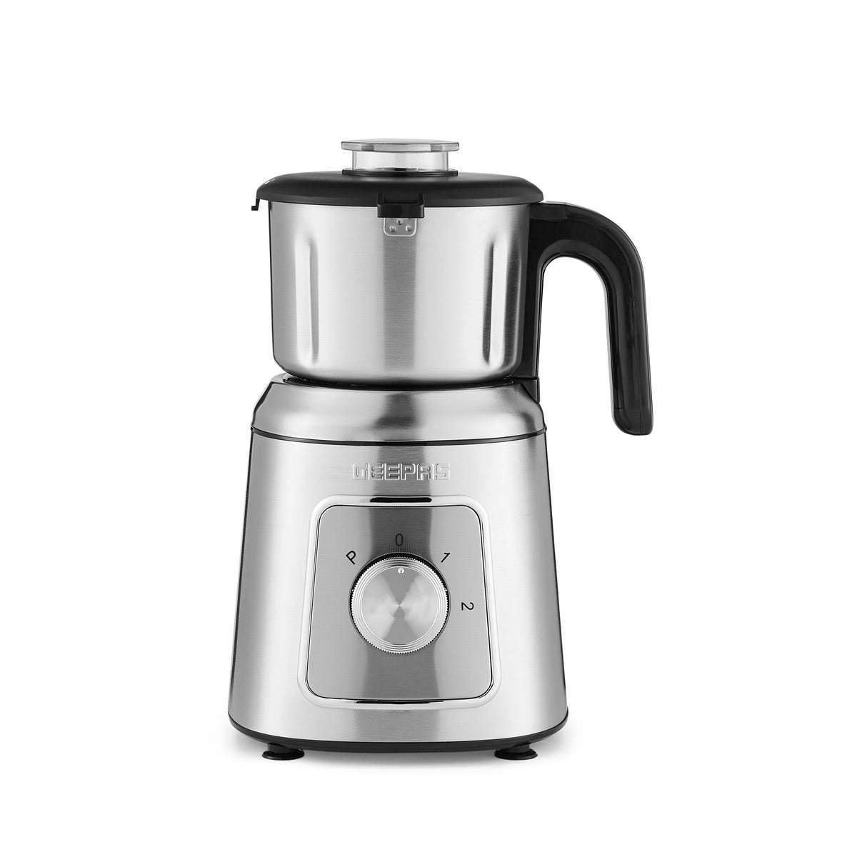 600W Silver Steel Electric Wet & Dry Mixer Grinder