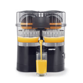 Black One Touch Dual-Head Electric Citrus Juicer