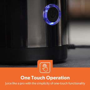 Black One Touch Dual-Head Electric Citrus Juicer
