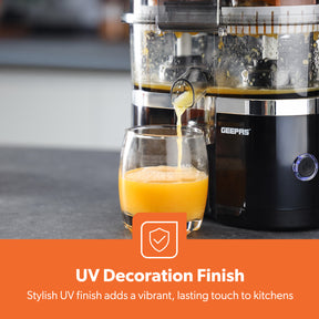 Black One Touch Dual-Head Electric Citrus Juicer
