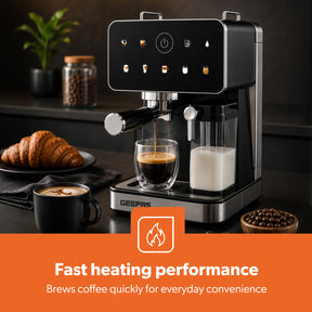 10-In-1 Espresso Machine 20 Bar Coffee Maker With Milk Frother