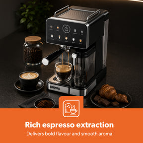 10-In-1 Espresso Machine 20 Bar Coffee Maker With Milk Frother