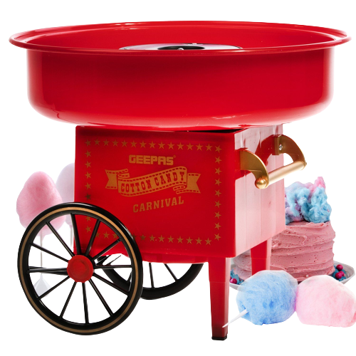 Mini Red Retro Carnival Cotton Candy Machine
