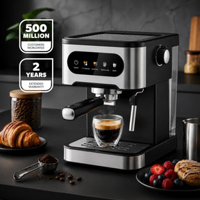 20-Bar Stainless Steel Barista Coffee Espresso Machine