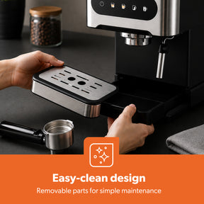 20-Bar Stainless Steel Barista Coffee Espresso Machine