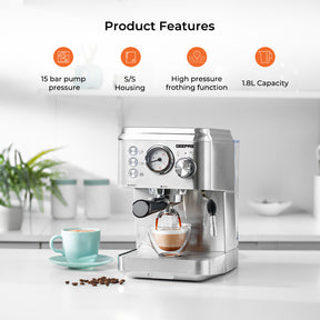 20-Bar Platinum Series Luxury Espresso Coffee Machine