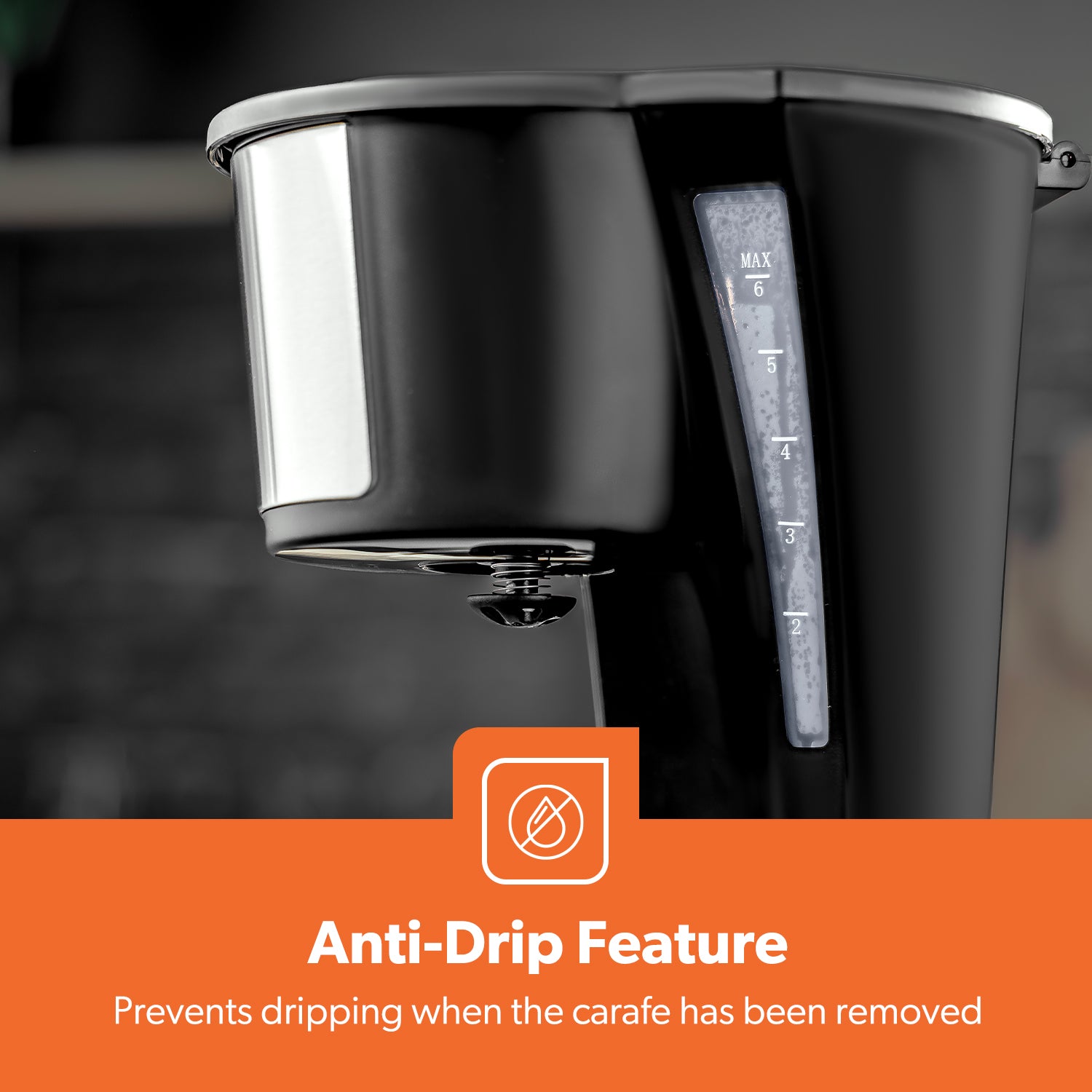 0.75L Fast Brewing Anti-Drip Countertop Filter Coffee Machine