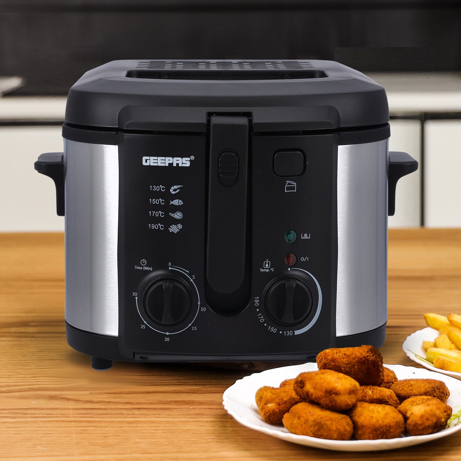 3L Stainless Steel Non-Stick Electric Deep Fat Fryer