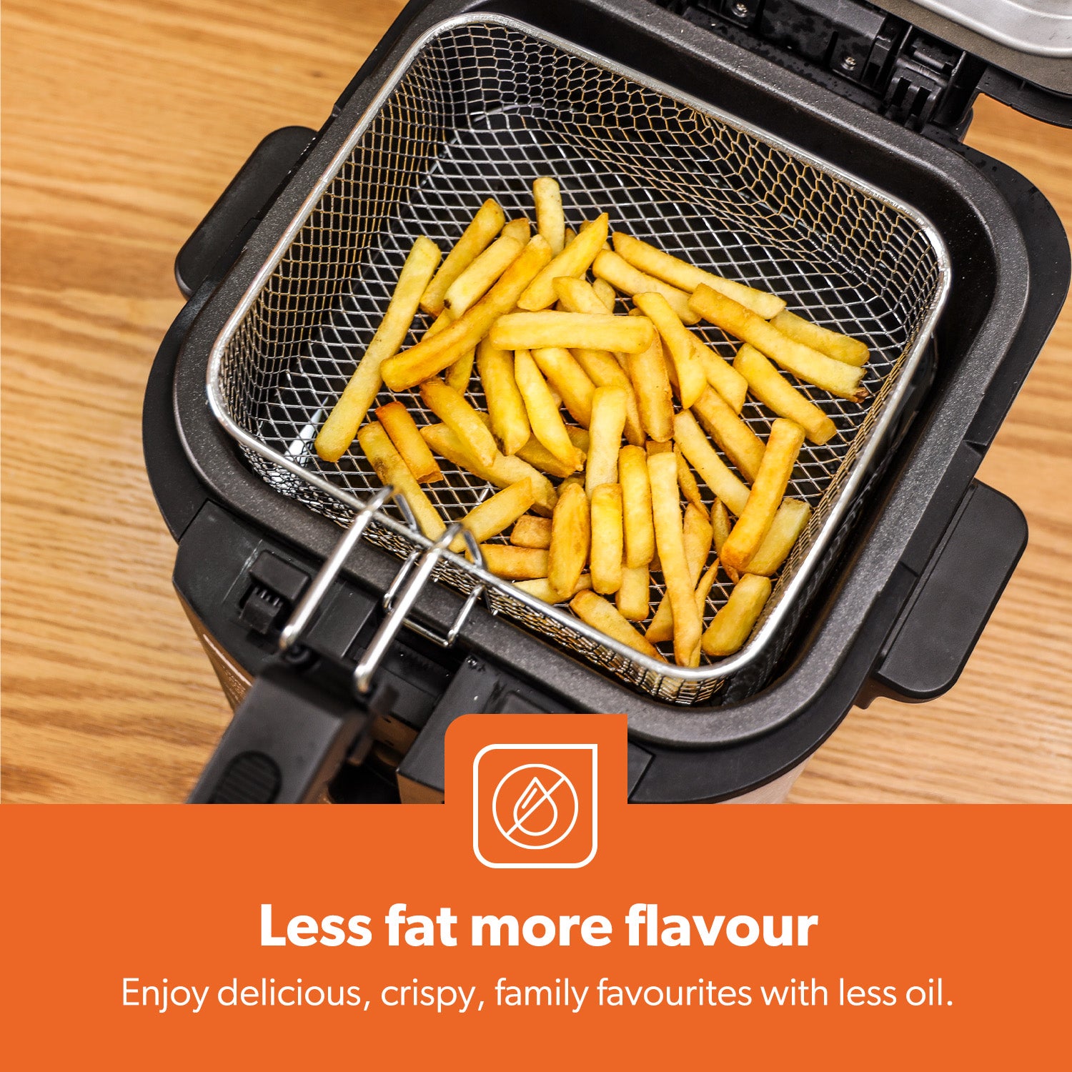 3L Stainless Steel Non-Stick Electric Deep Fat Fryer