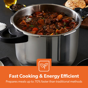6L Stainless Steel Pressure Cooker With Quick Pressure Release