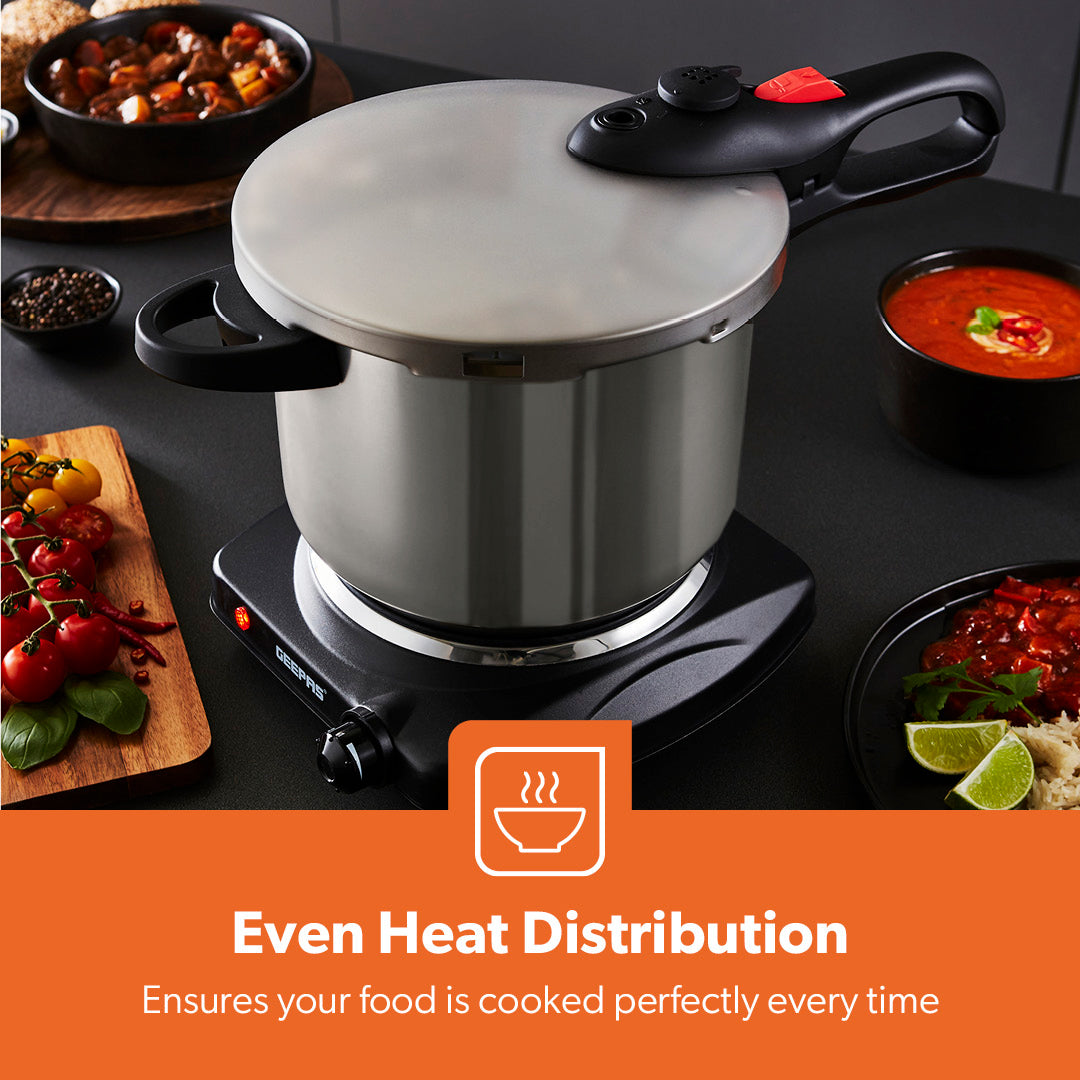 6L Stainless Steel Pressure Cooker With Quick Pressure Release