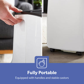 7000 BTU 4-In-1 Portable Air Conditioner With Dehumidifier