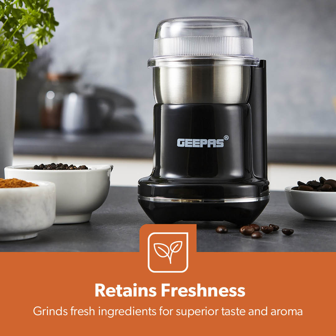 Powerful Mini Dry Coffee Grinder and Spice Mixer 200W