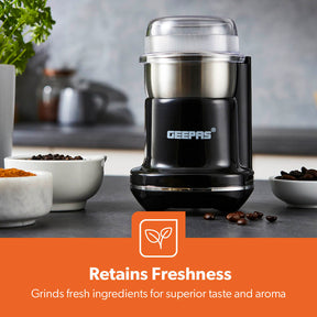 Powerful Mini Dry Coffee Grinder and Spice Mixer 200W