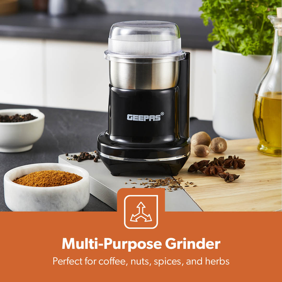 Powerful Mini Dry Coffee Grinder and Spice Mixer 200W