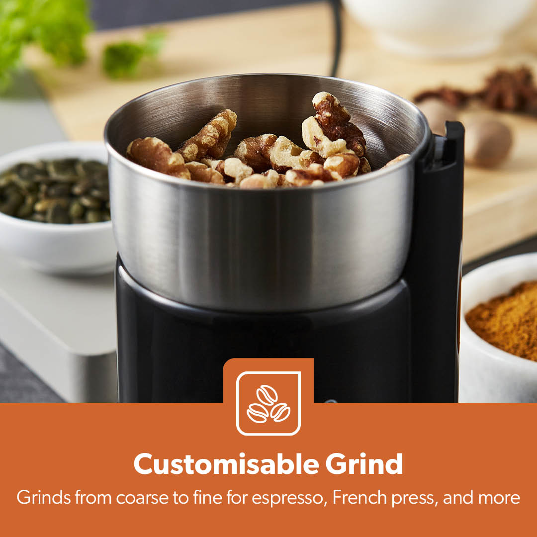 Powerful Mini Dry Coffee Grinder and Spice Mixer 200W