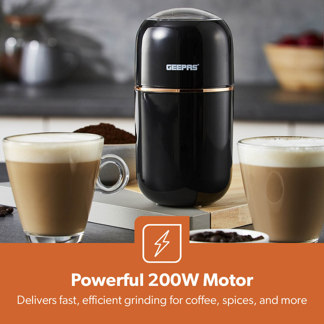 200W Press-Down Portable Bullet Coffee Grinder