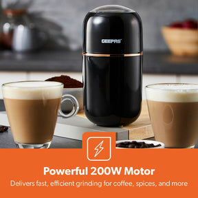 200W Press-Down Portable Bullet Coffee Grinder