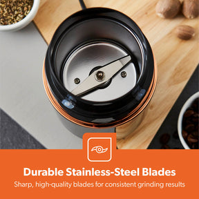 200W Press-Down Portable Bullet Coffee Grinder