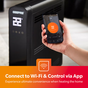 Wi-Fi and Remote Controlled Smart Digital Radiator Heater