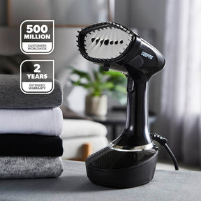 1500W Vertical Black Handheld Garment Steamer 400ml