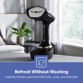 1500W Vertical Black Handheld Garment Steamer 400ml