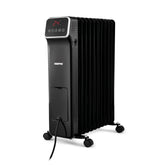 11-Fin Black Digital Oil-Filled Radiator Heater 2500W