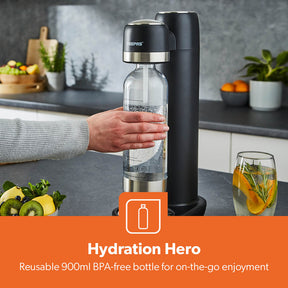 900ml Water Carbonator Soda Maker With Bottle