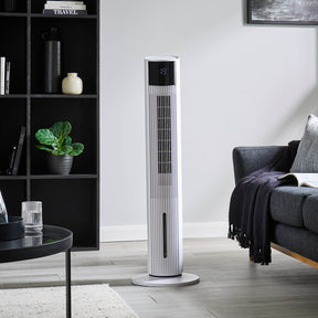 3-In-1 Air Cooler, Tower Fan and Humidifier In White 42"
