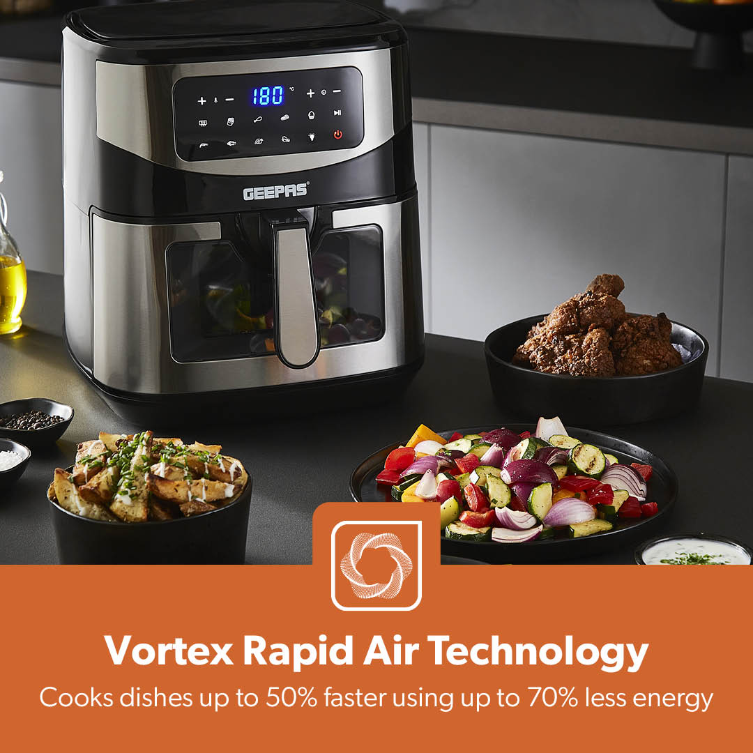 5-In-1 Large Single Basket Vortex Digital Air Fryer 9.2L