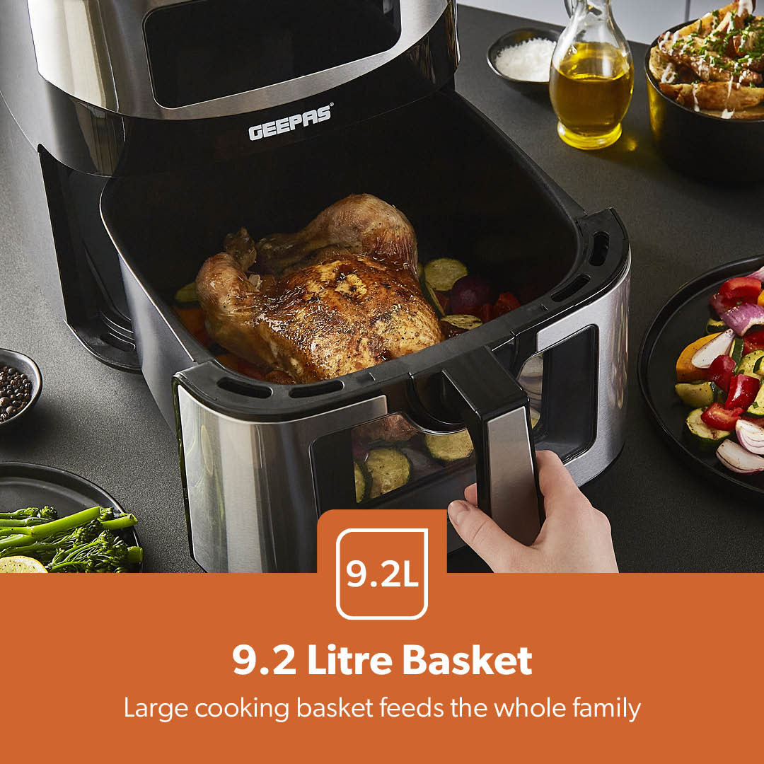 5-In-1 Large Single Basket Vortex Digital Air Fryer 9.2L