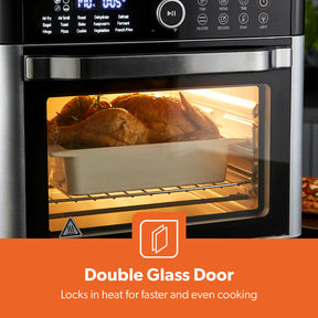 22L Digital Air Fryer Oven With 15 Preset Modes 1700W