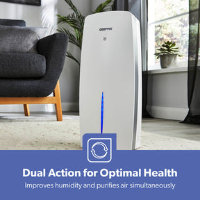 Digital 2-in-1 HEPA Air Purifier Carbon Filter with Humidifier