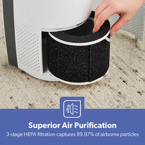 Digital 2-in-1 HEPA Air Purifier Carbon Filter with Humidifier