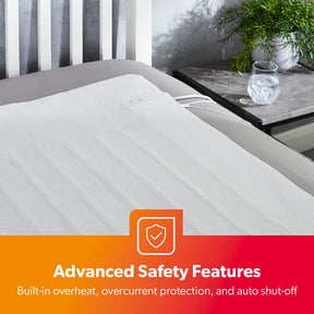 King-Sized Electric Heated Blanket With Three Heat Settings