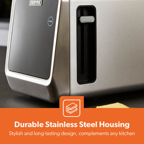 1450W High-Power Touchscreen Digital Two-Slice Extra-Long Toaster