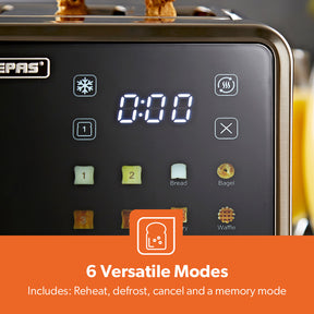 4-Silce Digital Toaster With Touchscreen Controls & Extra Wide Slots