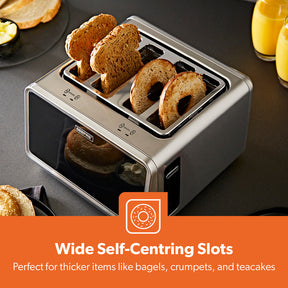 4-Silce Digital Toaster With Touchscreen Controls & Extra Wide Slots