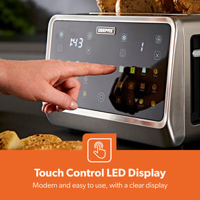 4-Silce Digital Toaster With Touchscreen Controls & Extra Wide Slots