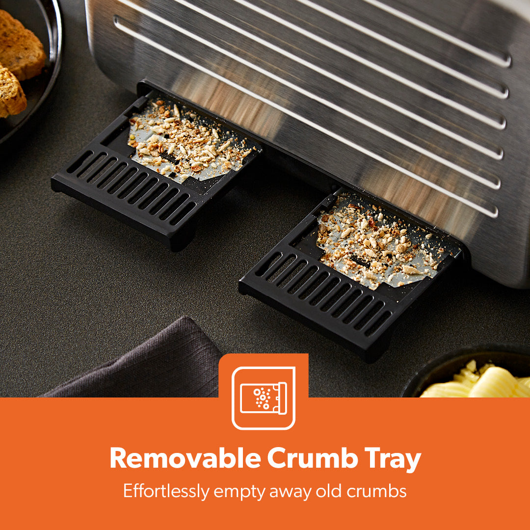 4-Silce Digital Toaster With Touchscreen Controls & Extra Wide Slots