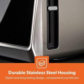 4-Silce Digital Toaster With Touchscreen Controls & Extra Wide Slots