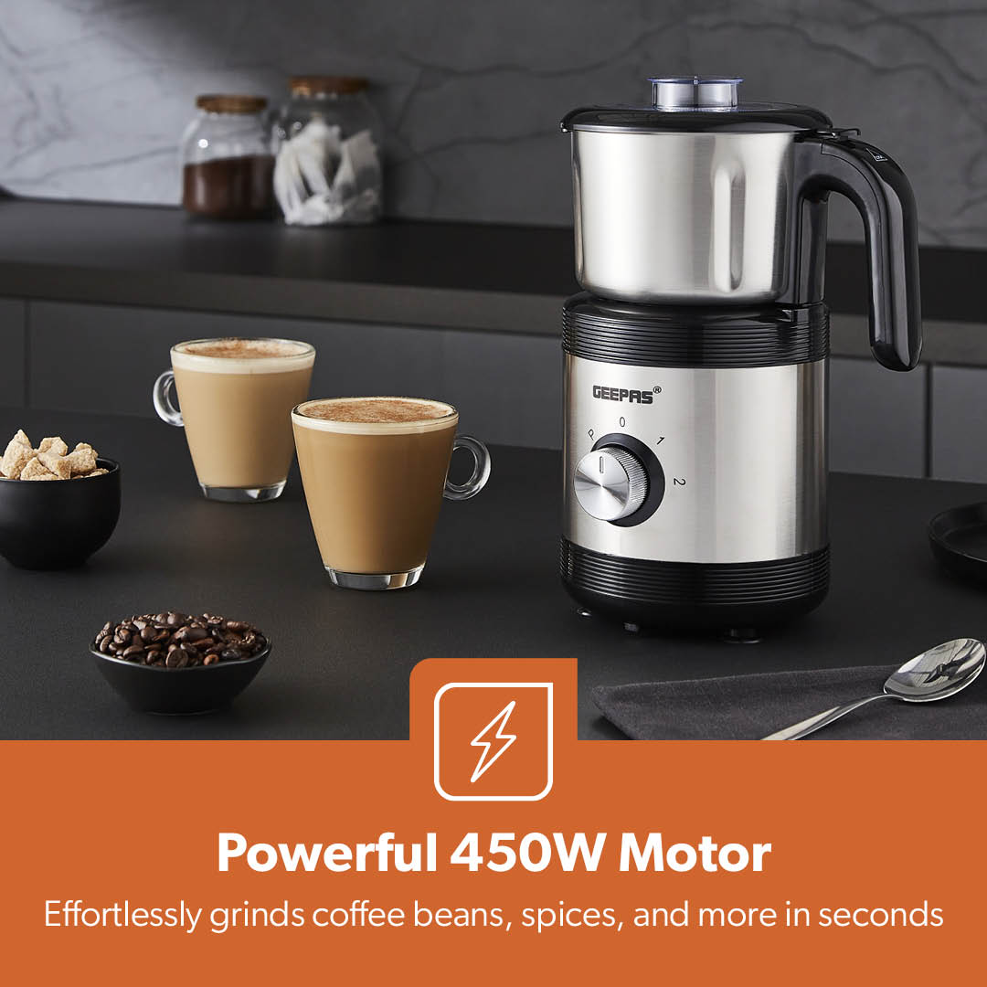 450W Electric Wet & Dry Grinder with Stainless Steel Jar & Blades