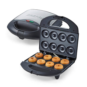 8-Hole Non-Stick Stainless Steel Doughnut Maker Machine