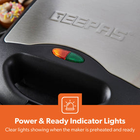 8-Hole Non-Stick Stainless Steel Doughnut Maker Machine