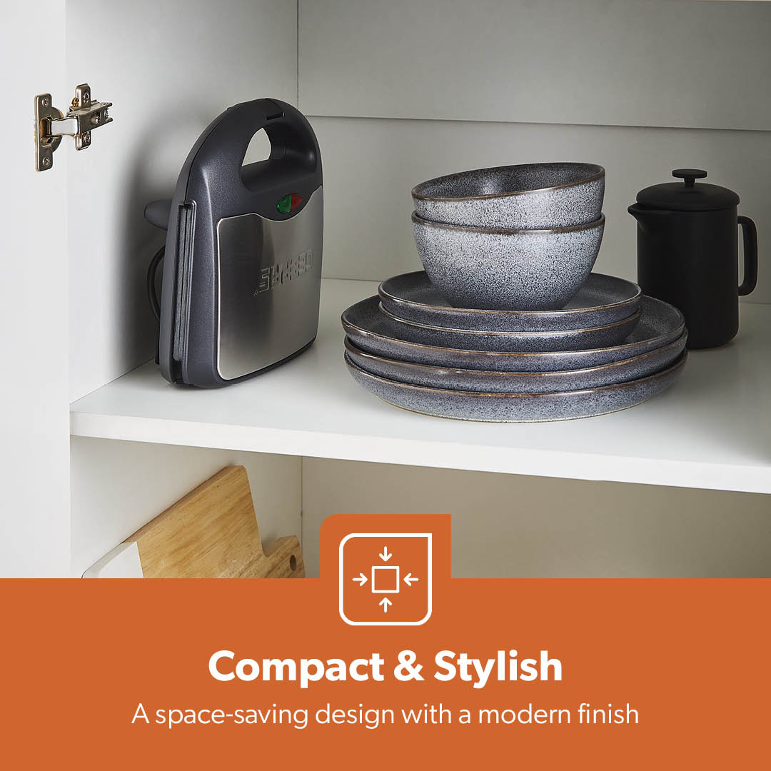 8-Hole Non-Stick Stainless Steel Doughnut Maker Machine