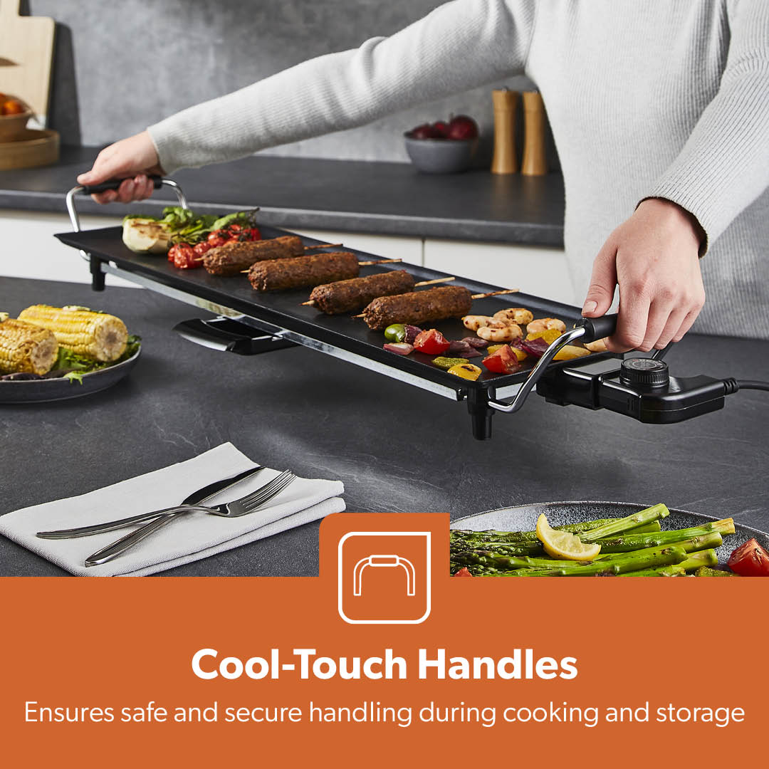 XL Electric Teppanyaki Table Top Grill Hot Plate Griddle