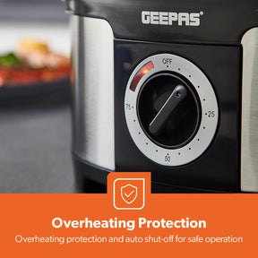 3-Tier Electric Stainless Steel Food Steamer and Cooker 12L