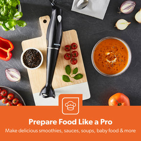 180W Black Hand Stick Blender and Mixer