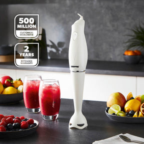 180W White Immersion Blender and Hand Mixer