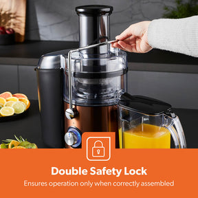 800W High-Speed Centrifugal Juicer With Wide Chute & Dual Speed